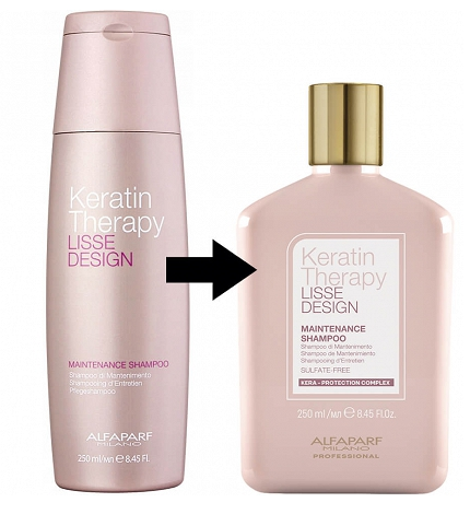 alfaparf milano keratin therapy lisse design odżywka i szampon