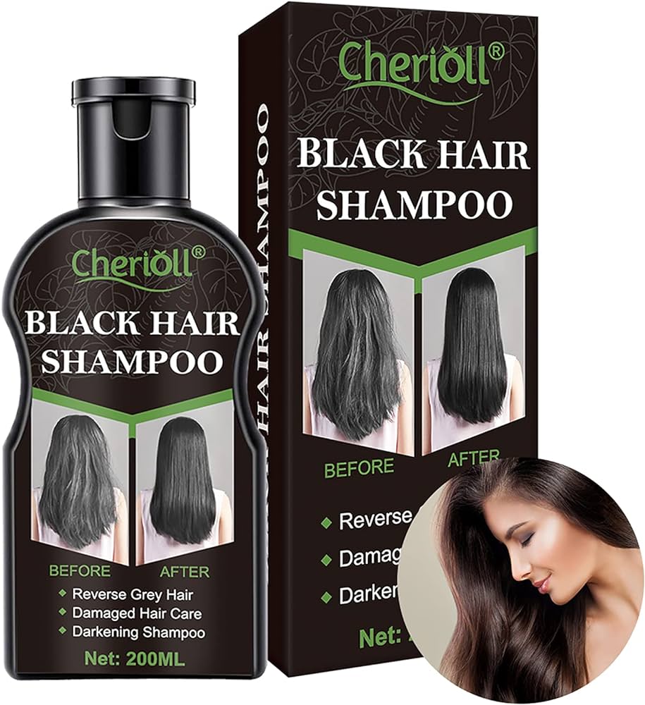 szampon do włosów czarny