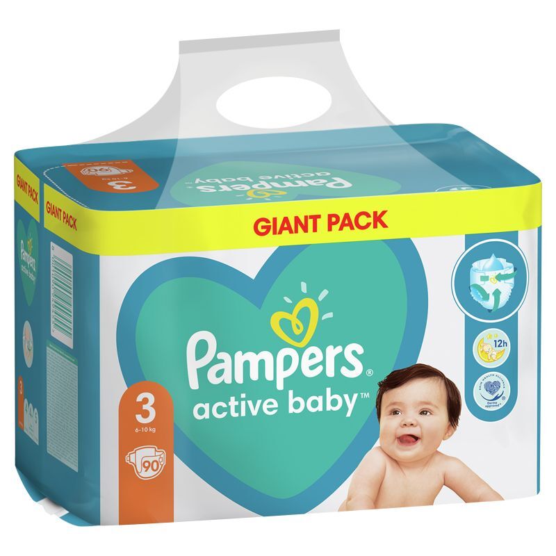 pampers 3 ile sztuk w opakowaniu