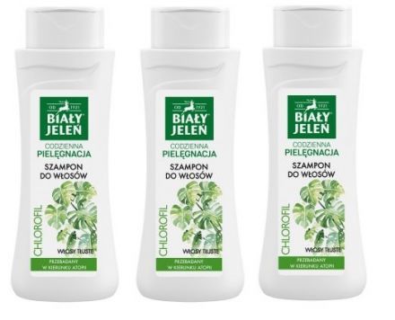 biały jeleń hipoalergiczny szampon z chlorofilem 300 ml