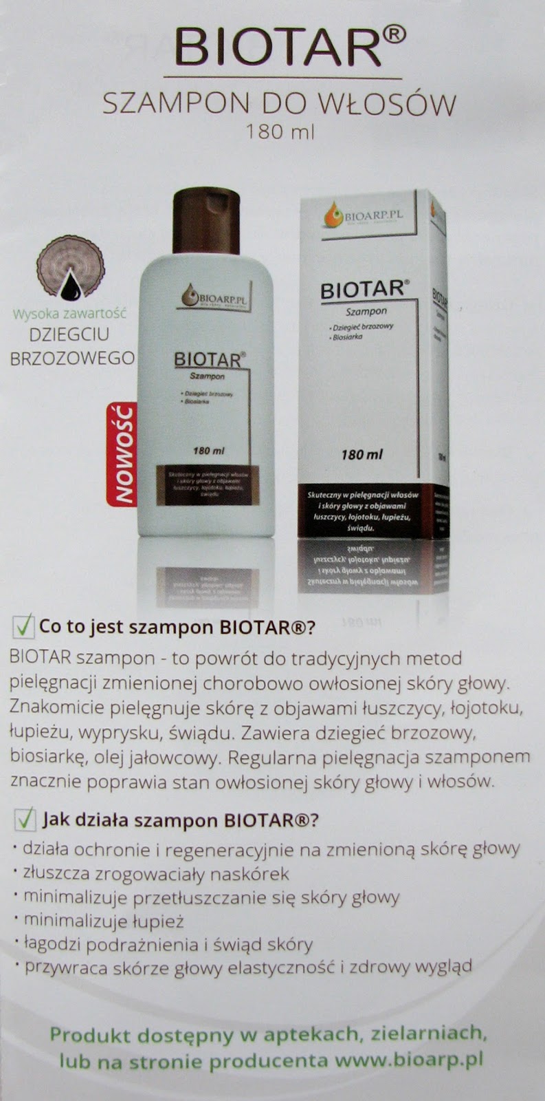 biotar szampon cena