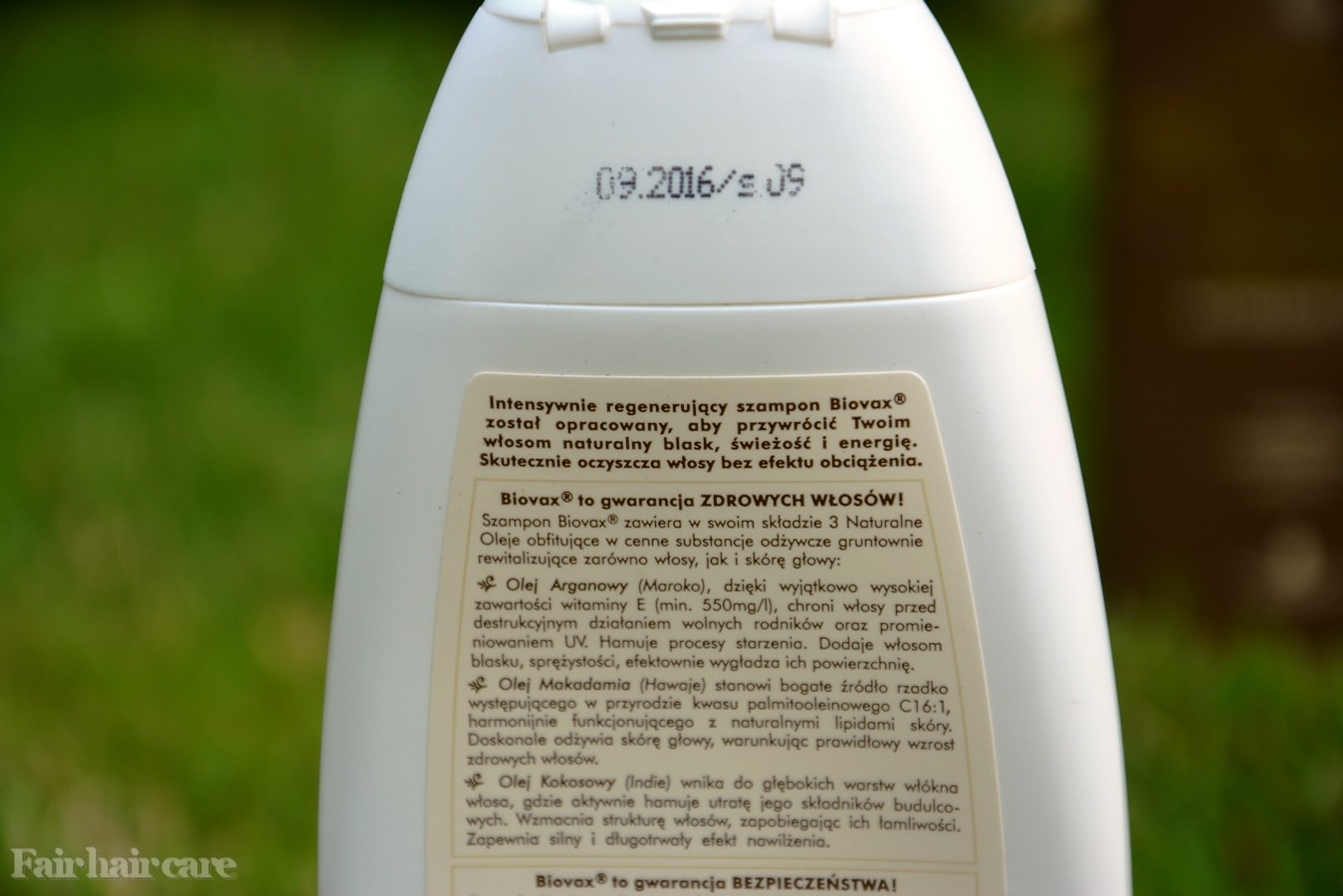 biovax szampon naturalne oleje skład