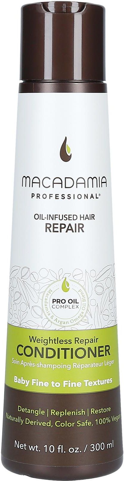 macadamia weightless moisture nawilżająca odżywka do włosów cienkich