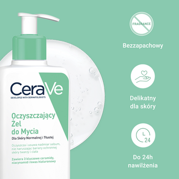 cerave zel do mycia twarzy doz