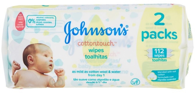 chusteczki nawilżane dla niemowląt johnsons baby