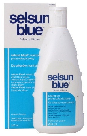 selsun blue włosy normalne szampon leczniczy 125 ml