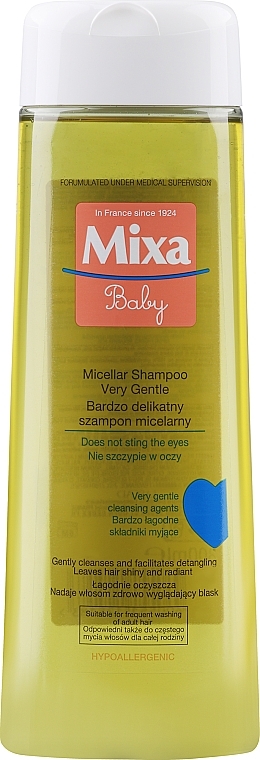 mixa baby bardzo delikatny szampon micelarny 250 ml