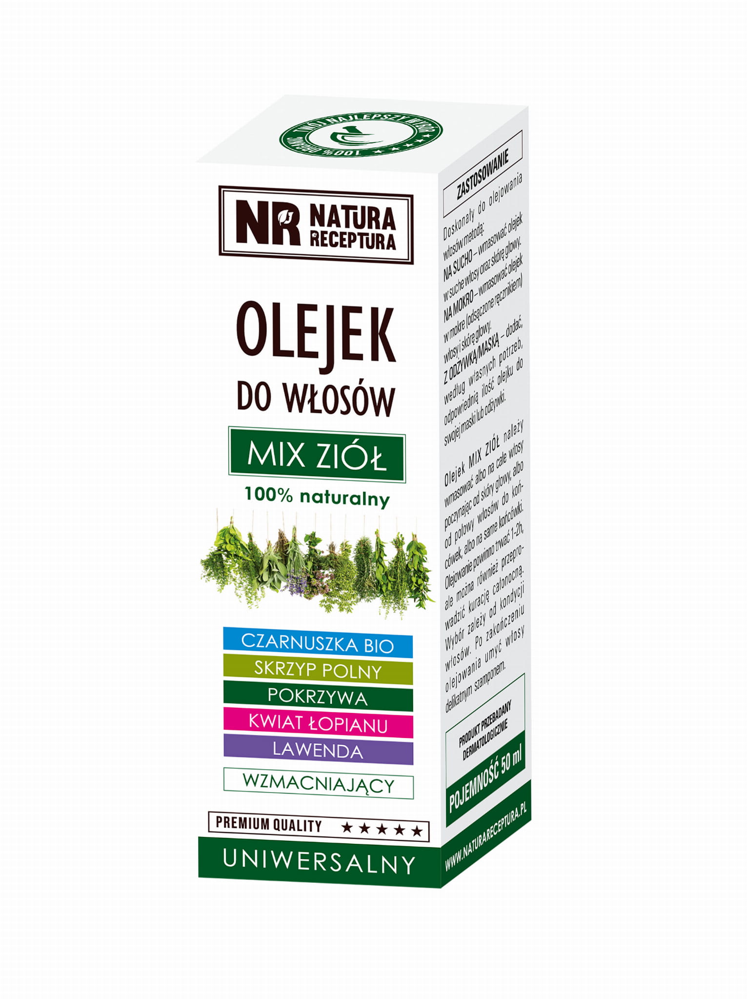 natura olejek do włosów