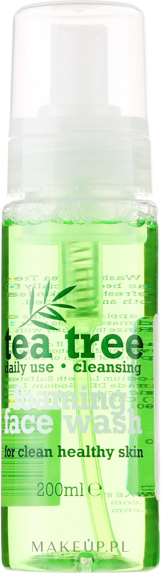 tea tree foaming pianka do mycia twarzy