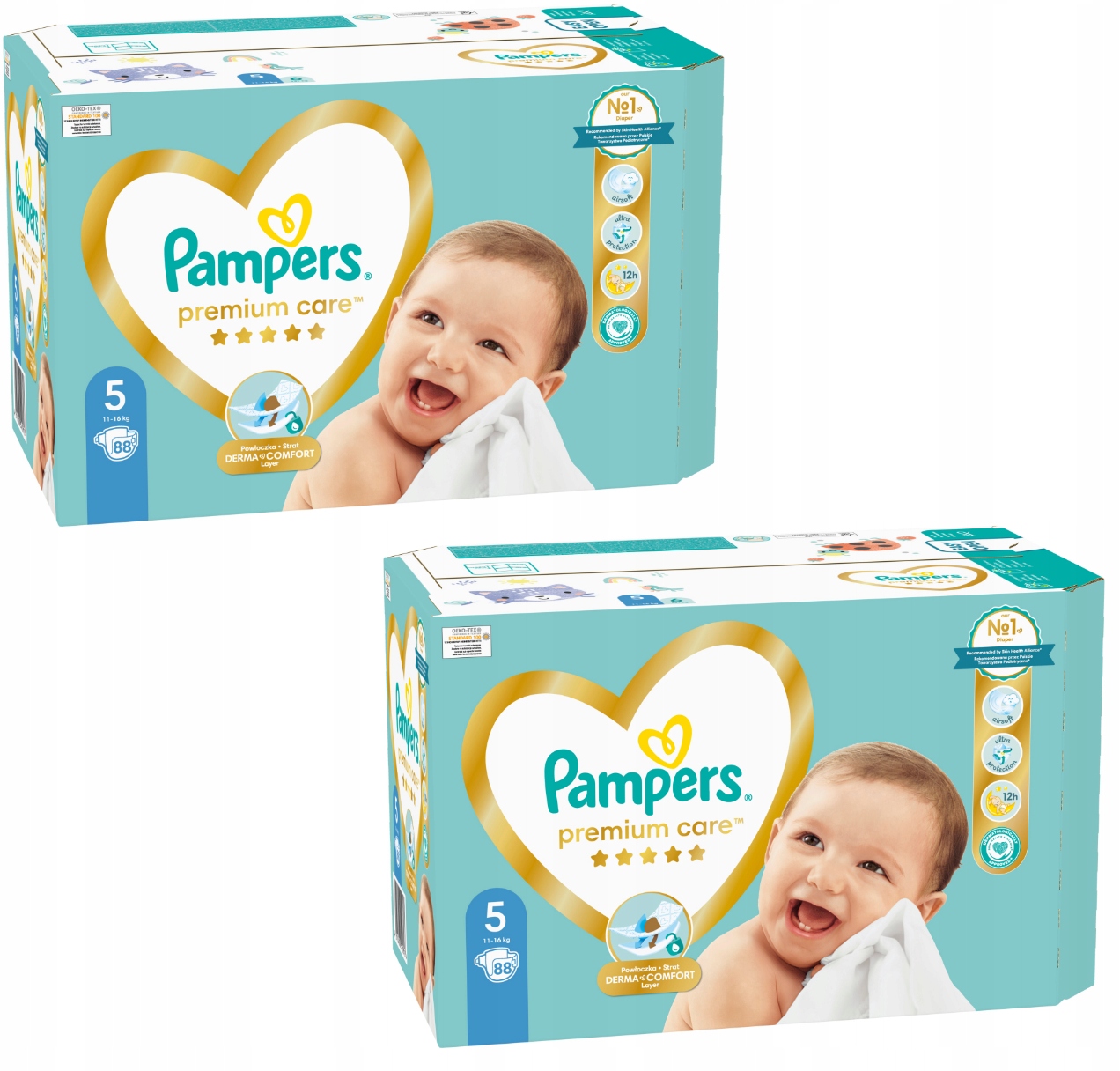 pampers premium care pieluchy 1 newborn 176 szt