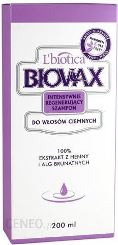 szampon biovax 400 ml do ciemnych włosów