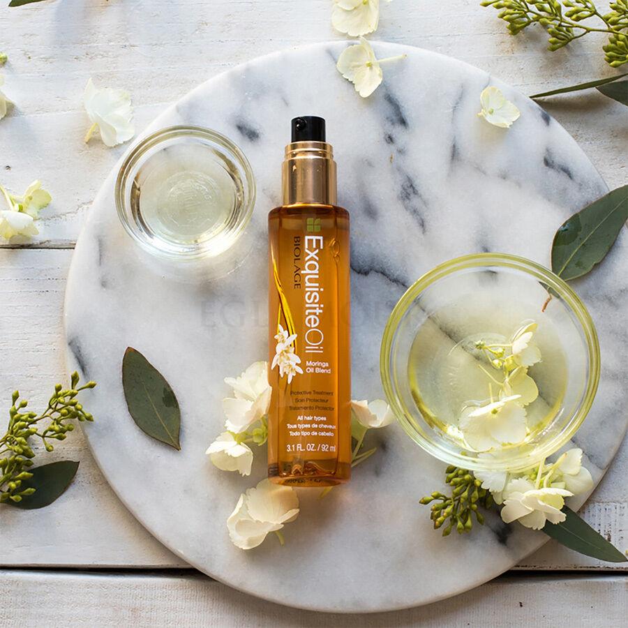 biolage exquisite oil olejek moringa do wszystkich rodzajów włosów