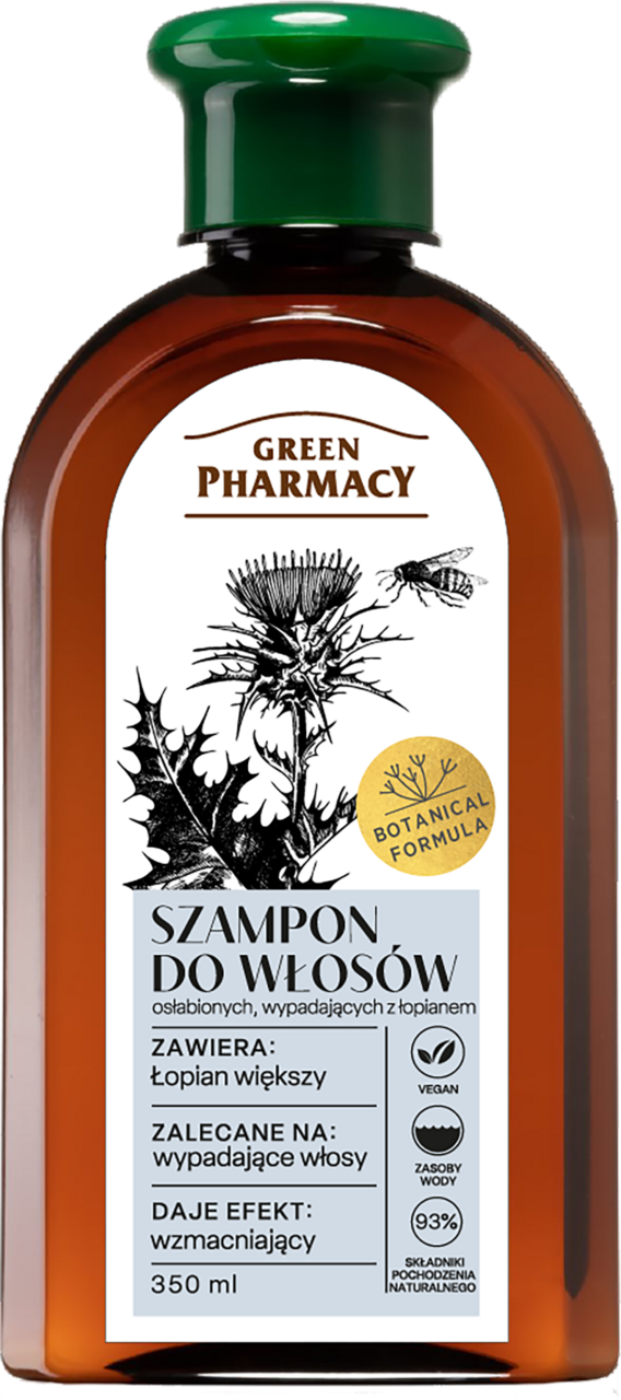 green pharmacy szampon łopian