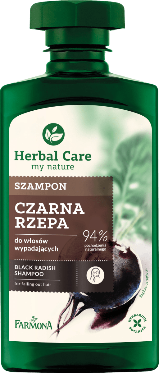 herbal care szampon czarna rzepa natura
