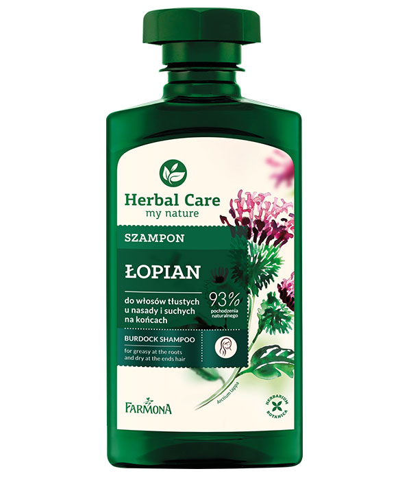 herbal.care włosy tluwte szampon