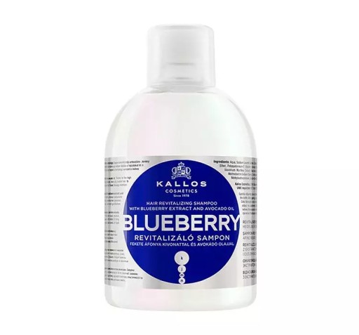 kallos kjmn blueberry jagodowy szampon 1000 ml