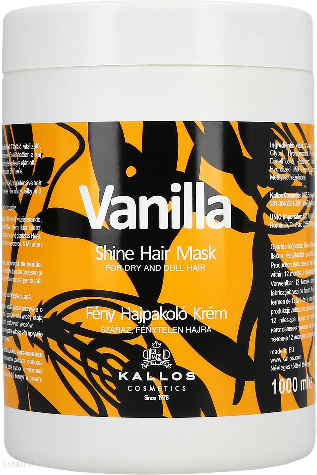 kallos vanilla odżywka do włosów suchych i matowych 1000ml