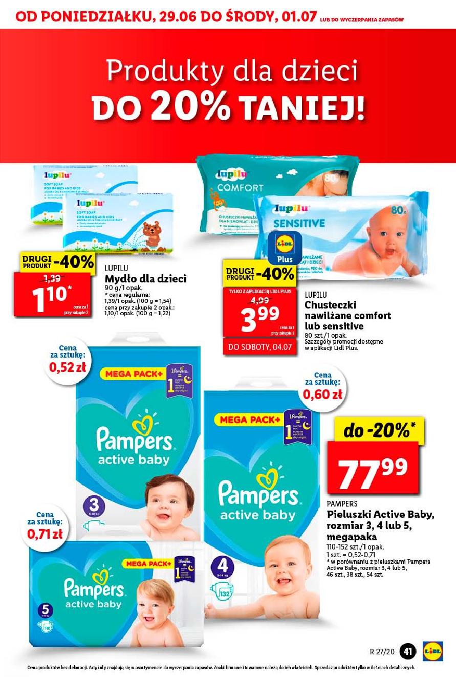 lidl pieluchy pampers