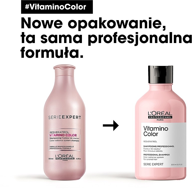 loreal szampon rózowy