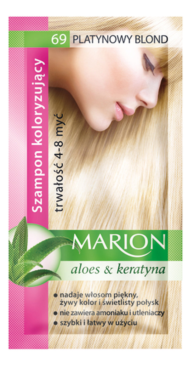 marion szampon koloryzujący 69 platynowy blond