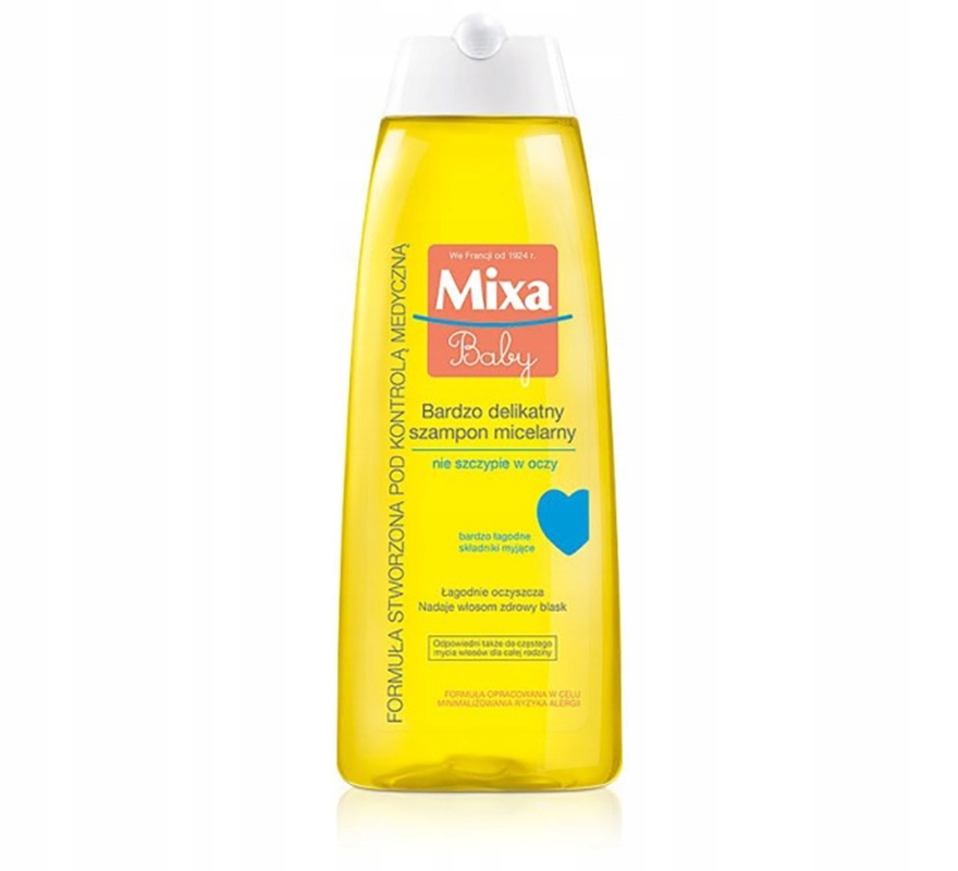 mixa baby bardzo delikatny szampon micelarny 250 ml