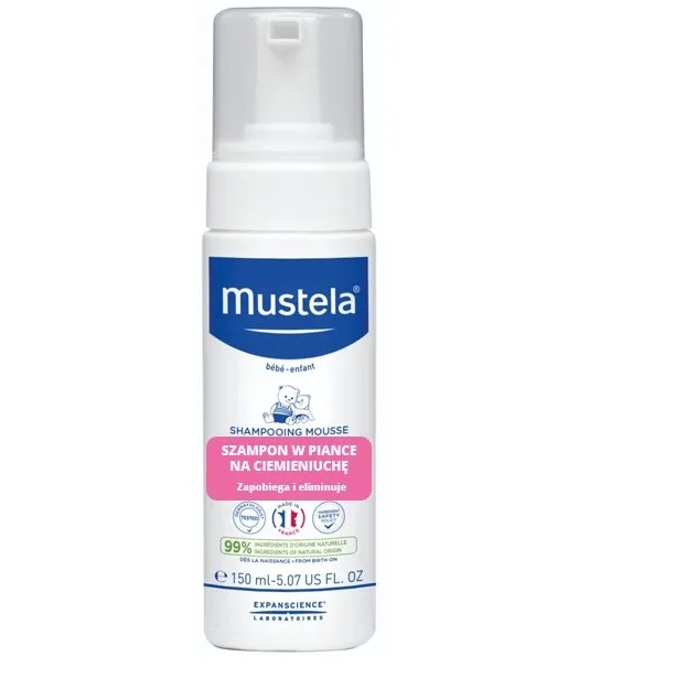 mustela stelatopia szampon w piance 150 ml