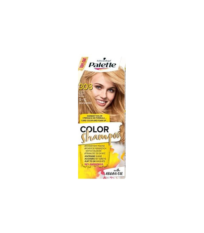 palette złoty blond szampon