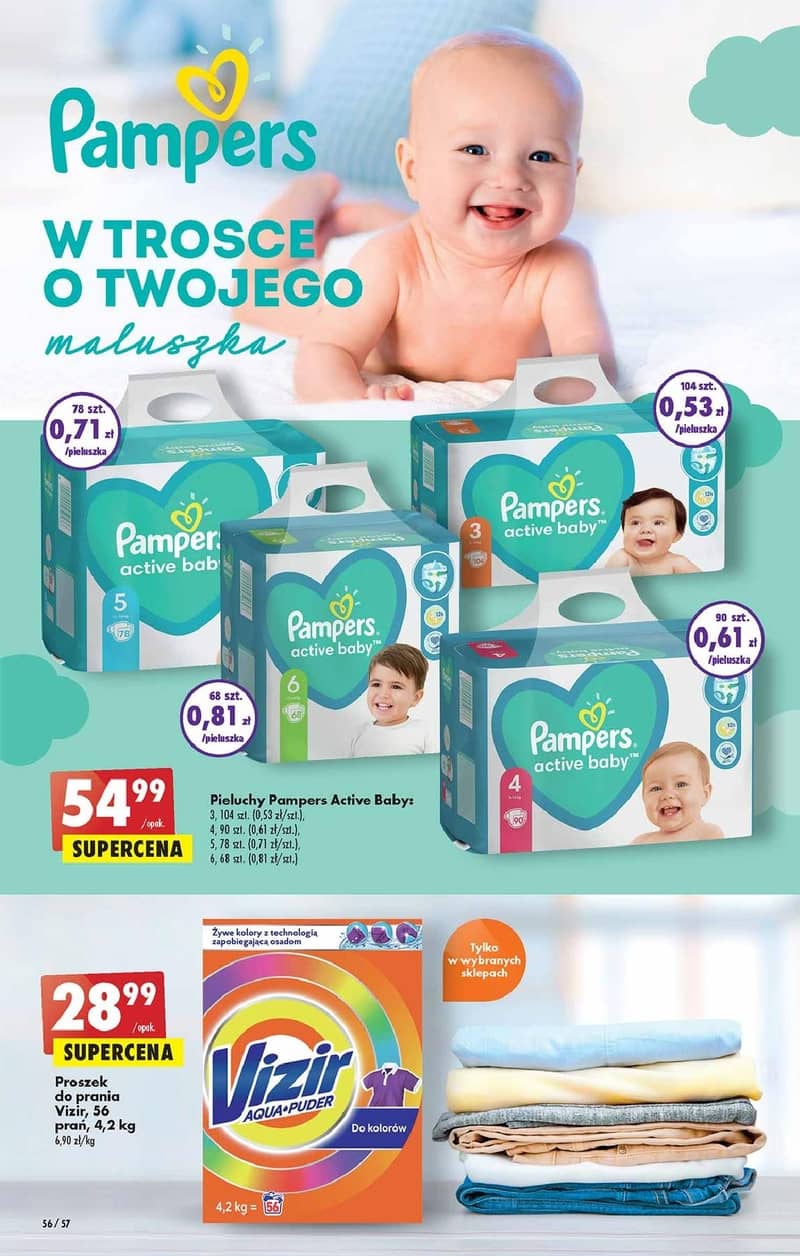 pampers 1 biedronka