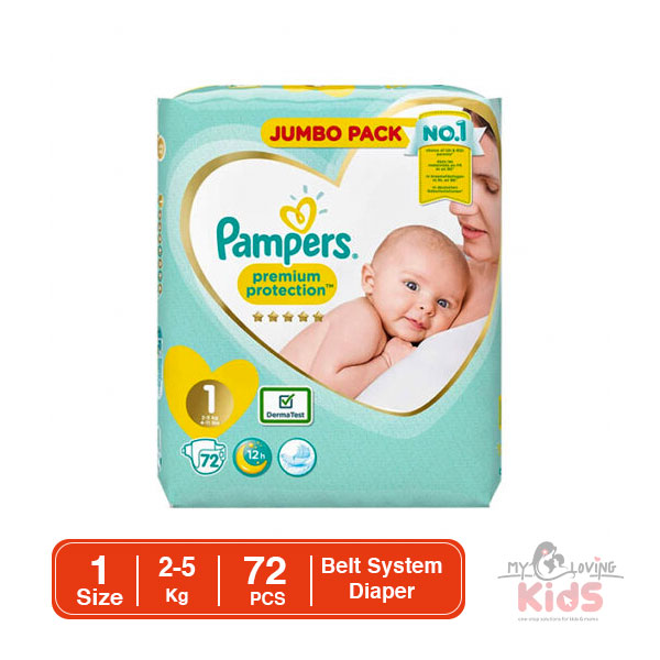 pampers 1 premium protection