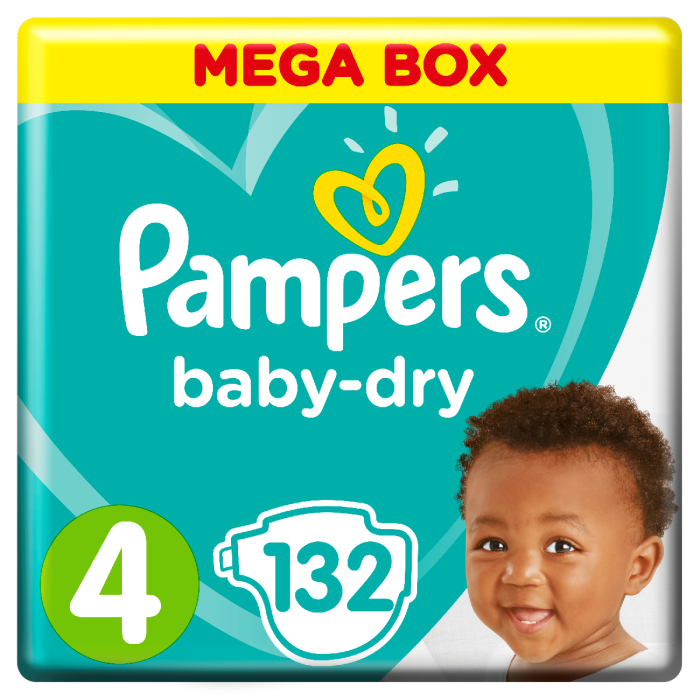 pampers active baby 4 maxi 132