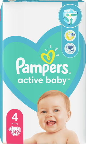 pampers baby active 4