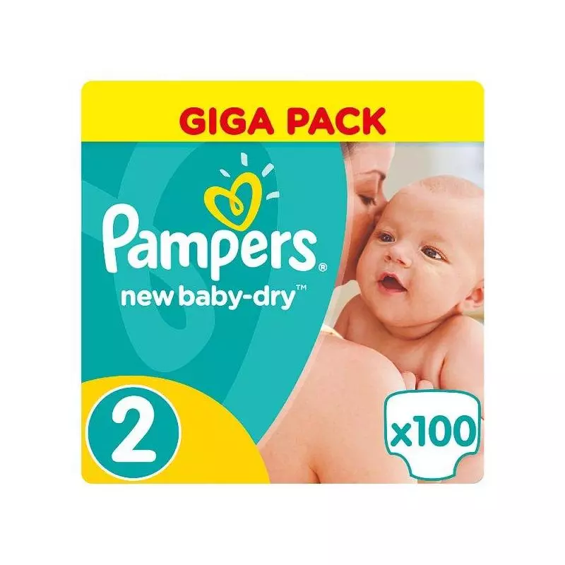 pampers new baby-dry pieluchy nr 2