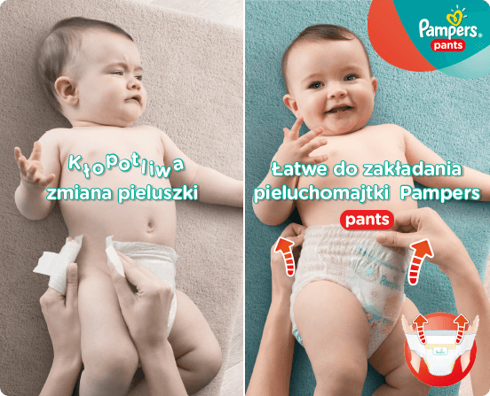 pampers przód tył