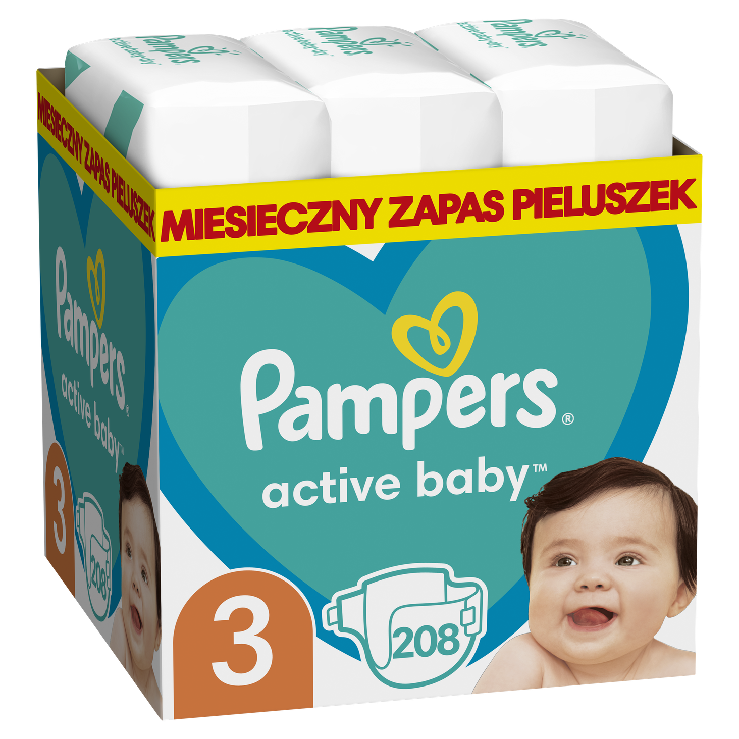 pampers rozm 3 68 sztuk