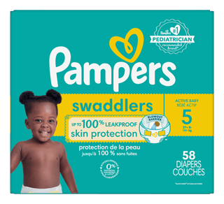 pampers size transparent