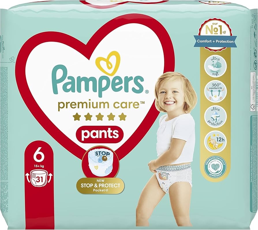 pieluchomajtki pampers 15+