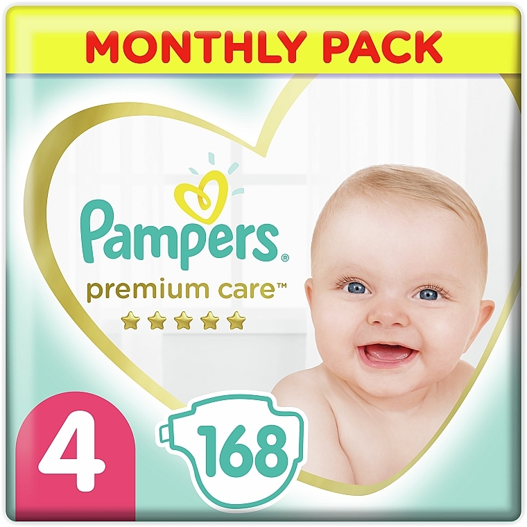 pieluszki pampers 168 szt