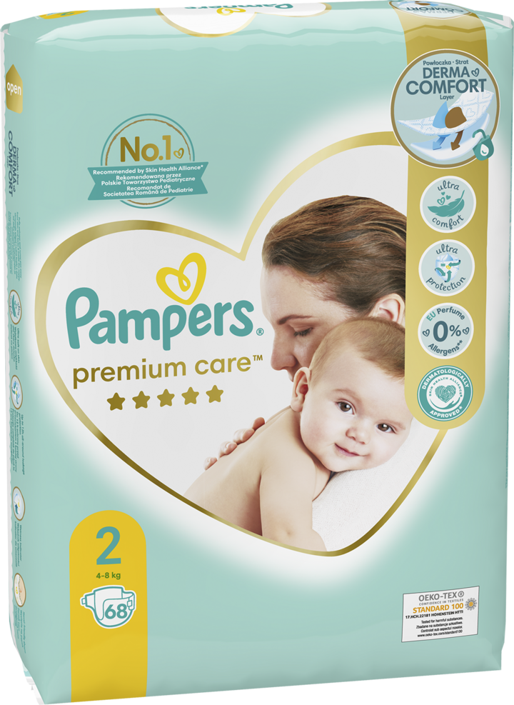 pieluszki pampers premium care