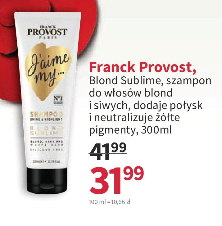 ranck provost blond sublime szampon do włosów blond