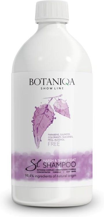 szampon botaniqa show line harsh & shiny coat shampoo skład