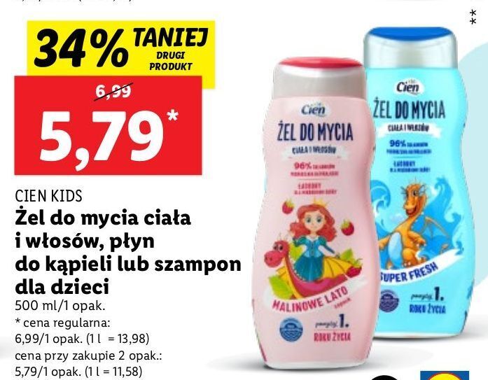 szampon cien dla dzieci