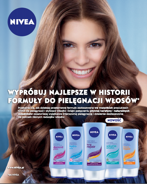 szampon do włosów reklama nivea