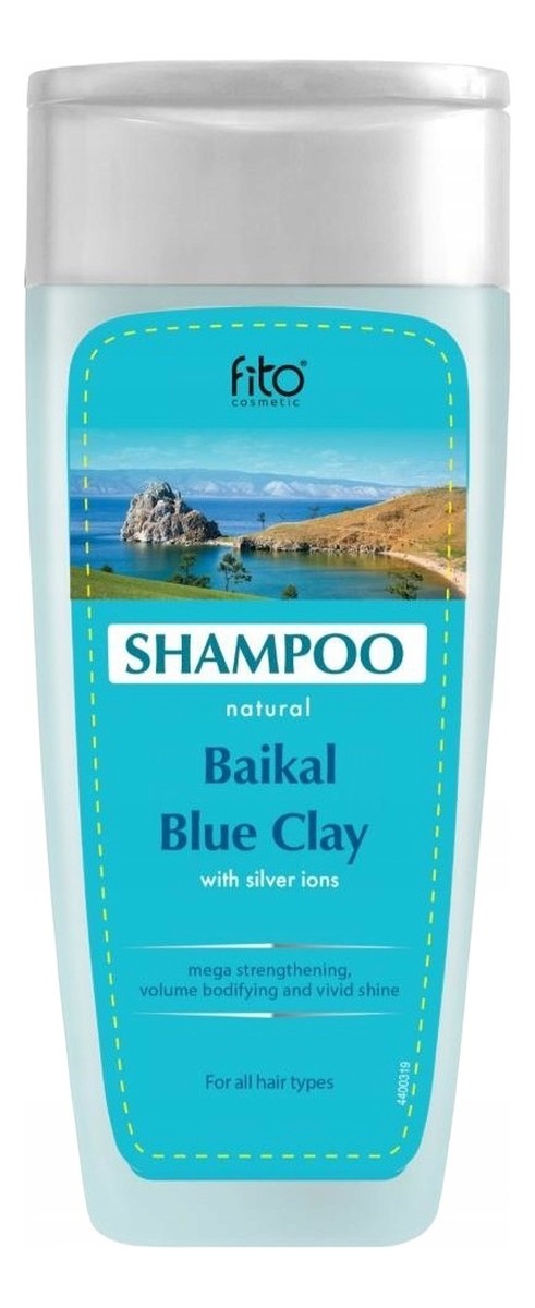 szampon fitokosmetik z niebieską glinką i jonami srebra