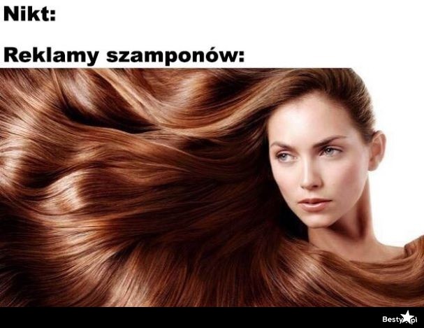 zabawne reklamy szampon do włosów