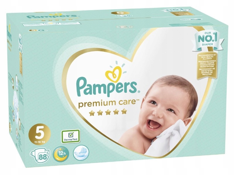 zapas pieluch pampers 5